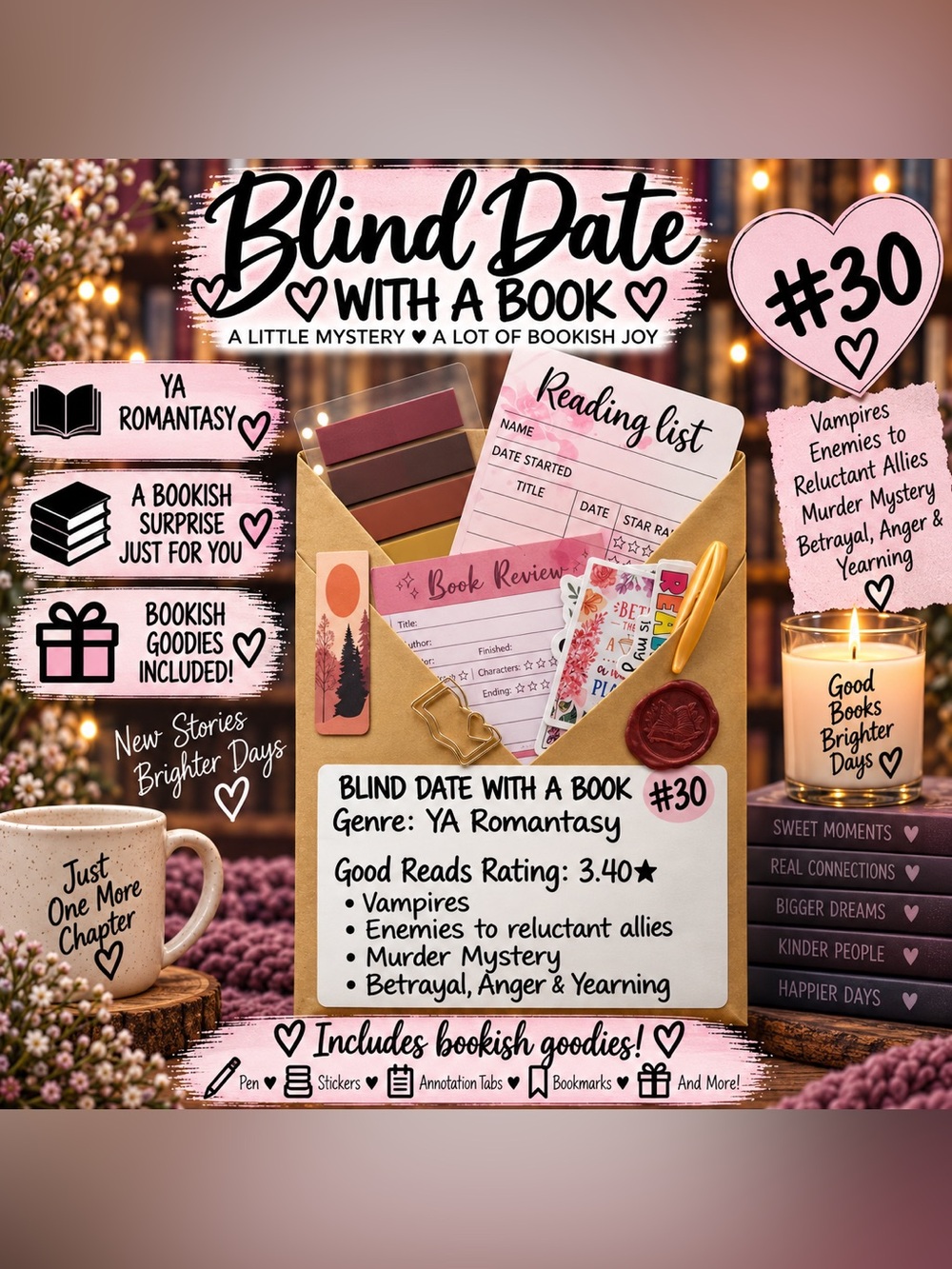 Blind Date With A Book #30 - YA Romantasy Book & Accessories